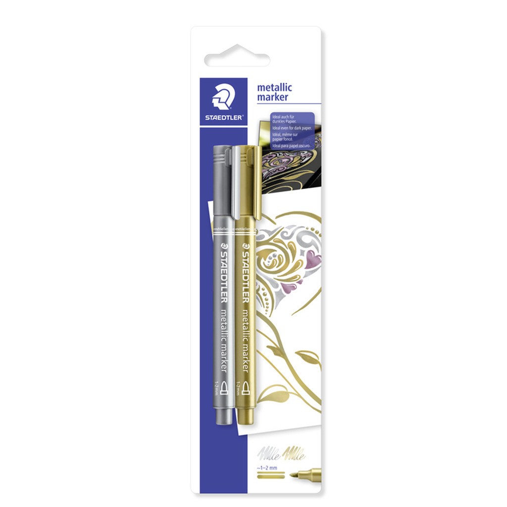 Staedtler STAEDTLER Metallicpen 2/Bk