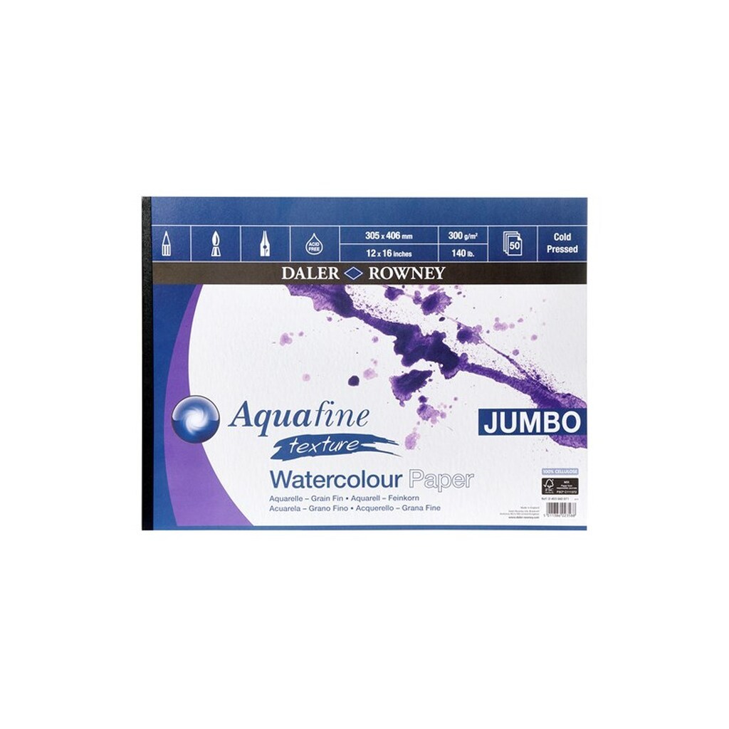 Daler-Rowney Aquafine CP Pad 50 Sheets 300G 16x12"