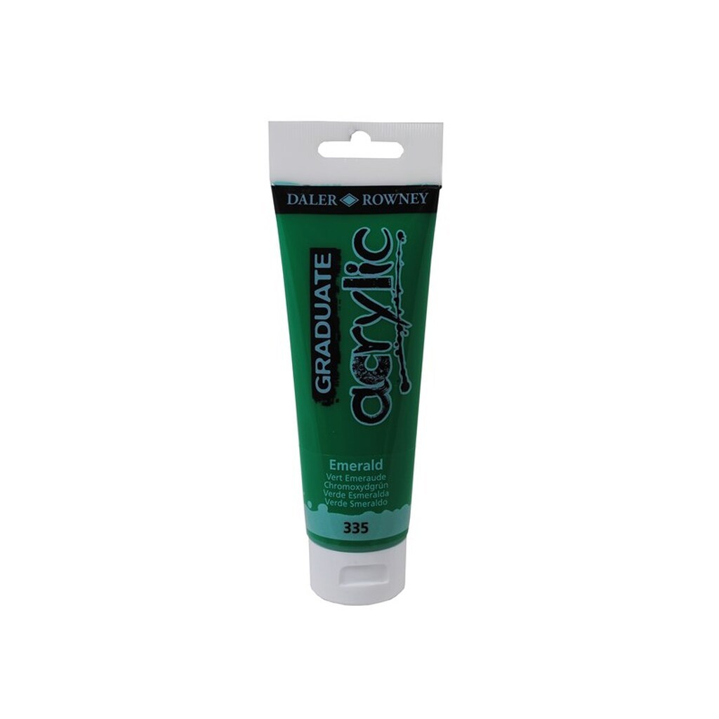 Daler-Rowney Graduate Acrylic 120 ml Emerald Green
