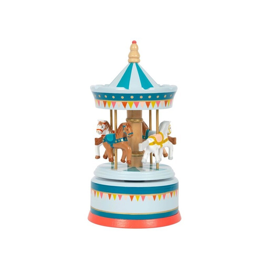 Small Foot - Wooden Music Box Carousel