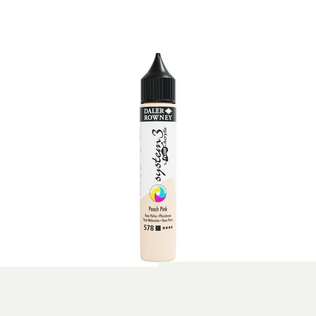 Daler-Rowney System3 Fluid Acrylic 29.5 ml Portrait Pink