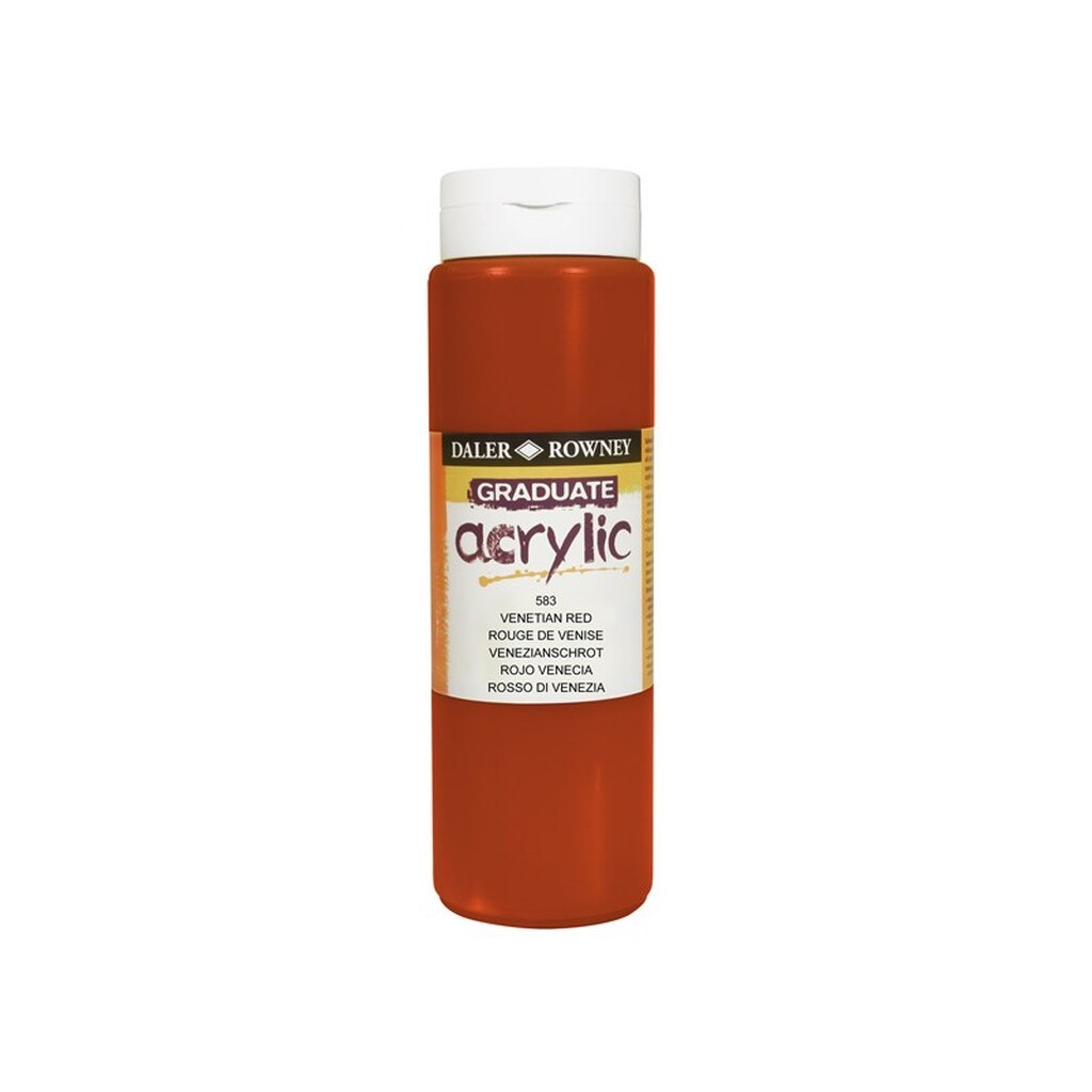 Daler-Rowney Graduate Acrylic 500 ml Venetian Red