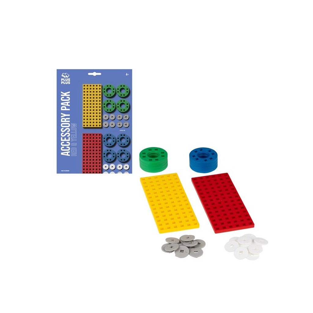 Plus-Plus Accessory Pack / Red &amp; Yellow
