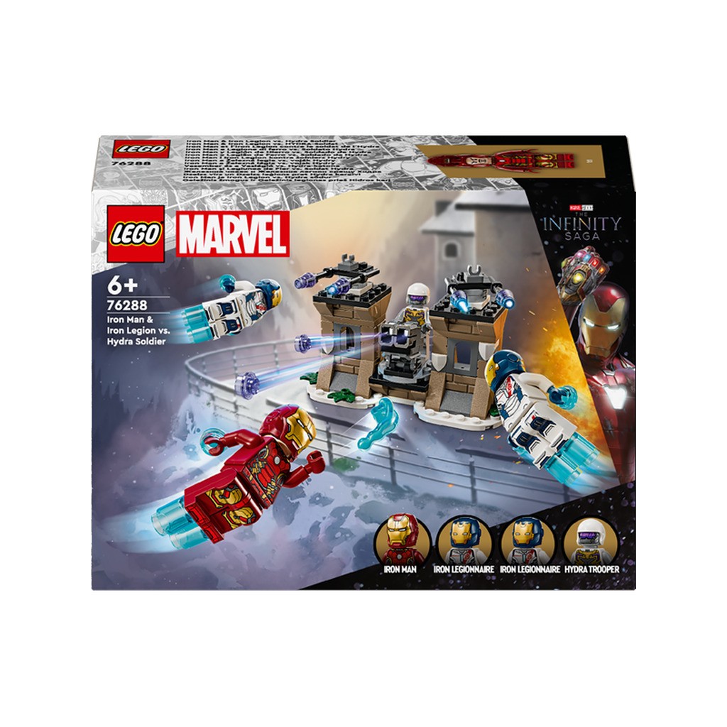 LEGO Super Heroes Marvel 76288 Iron Man og Iron Legion mod Hydra-soldat