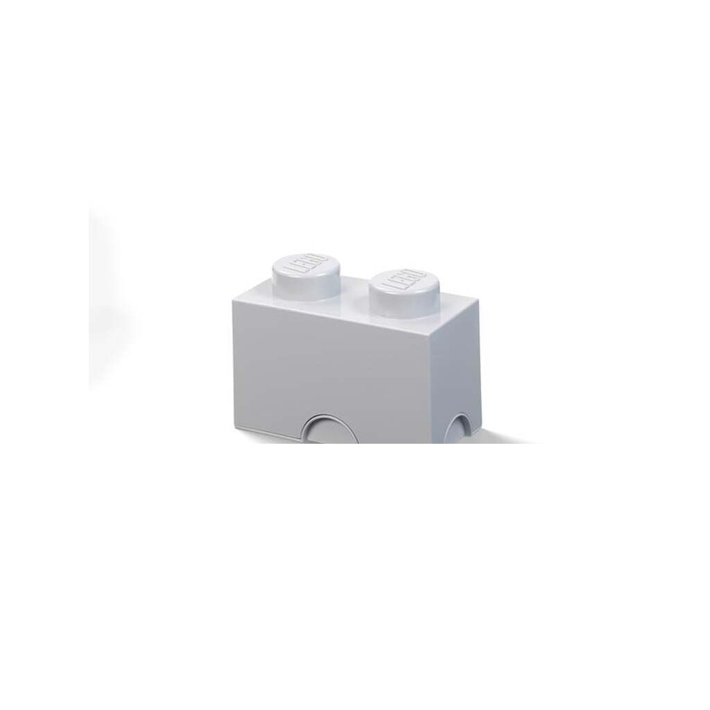 LEGO STORAGE BRICK 2 - MEDIUM STONE GREY