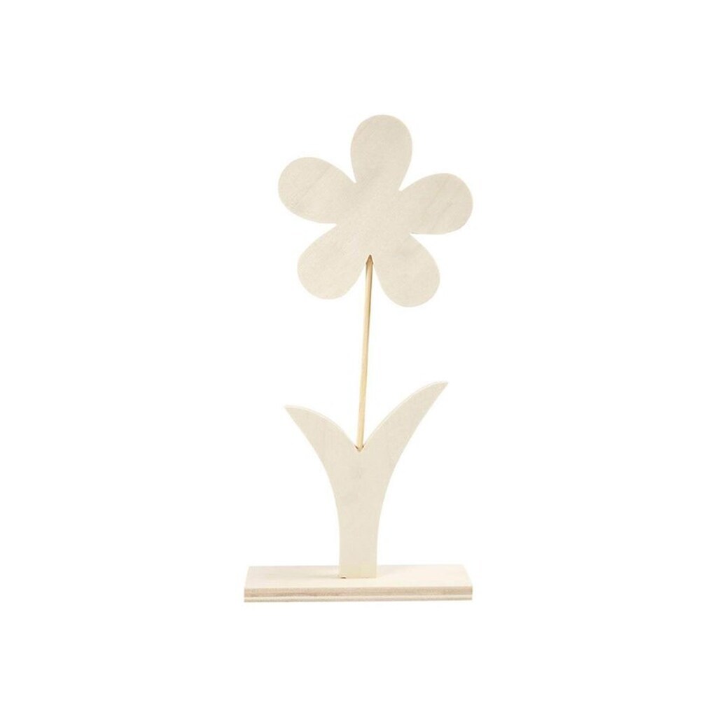 Creativ Company Wooden Flower with Base 26cm