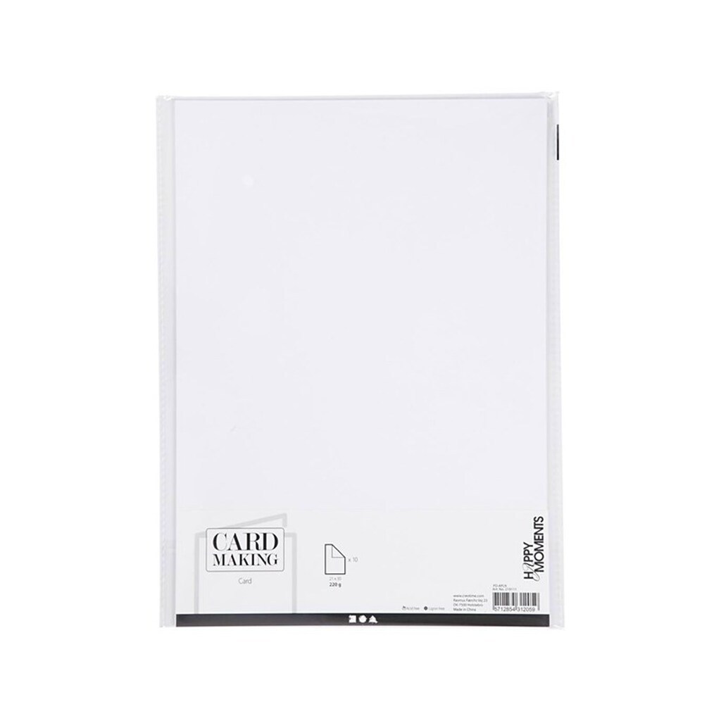 Creativ Company - Cardboard White A4 220g 10 pcs.
