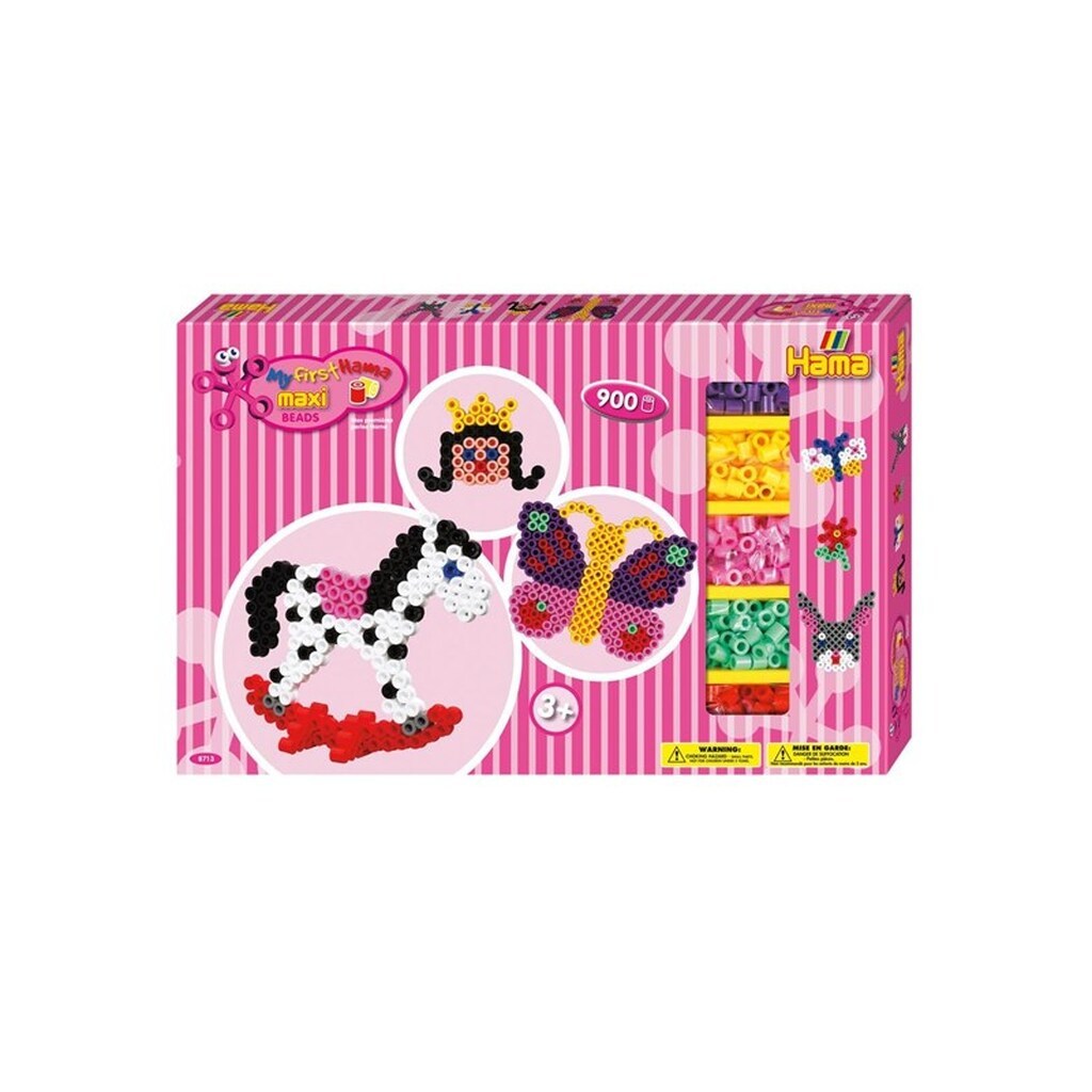 Hama Ironing beads set Maxi-pink 900 pcs