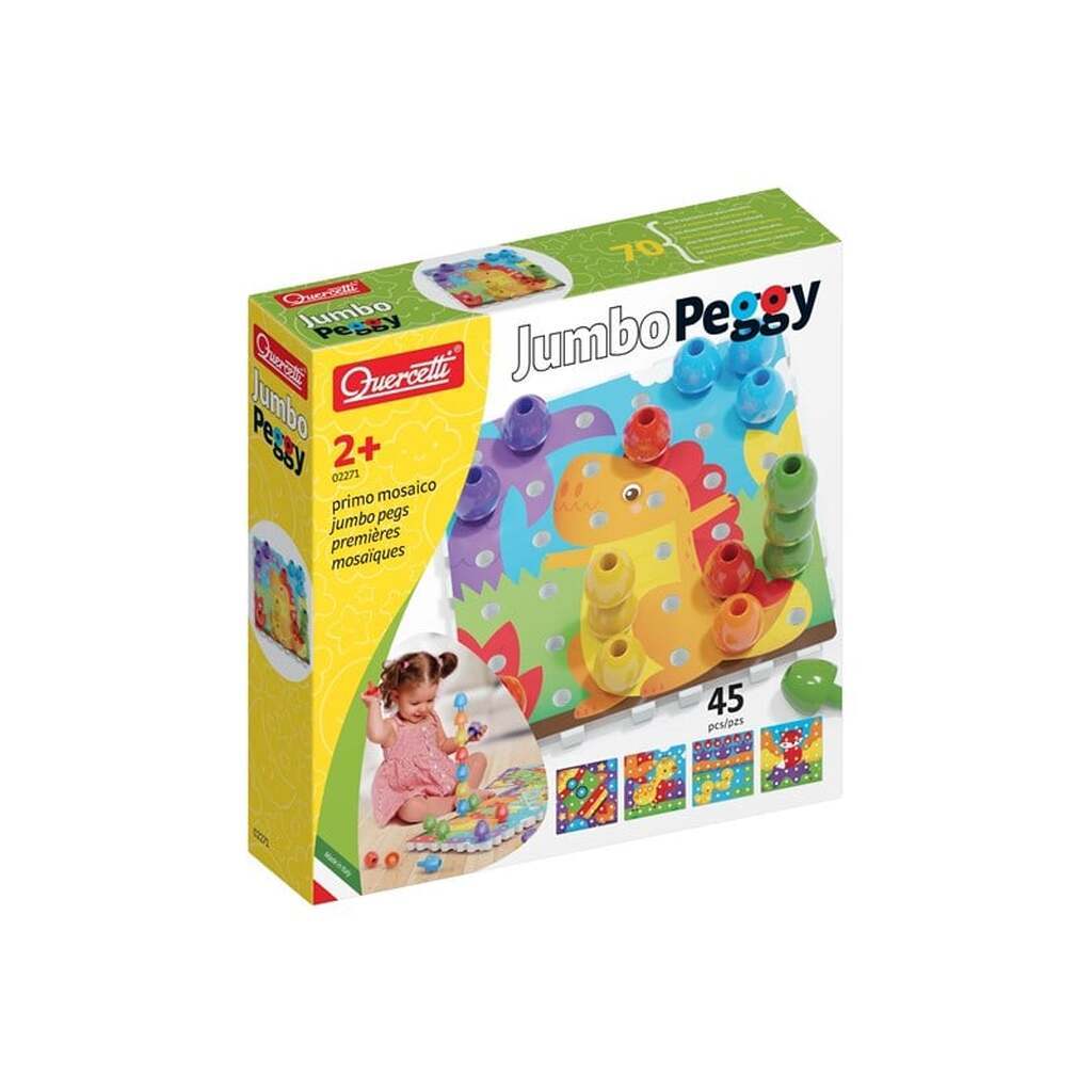 Quercetti Jumbo Peggy (45 pcs)