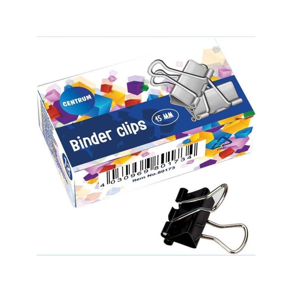 CENTRUM Foldback klemmer 12 stk. 15mm