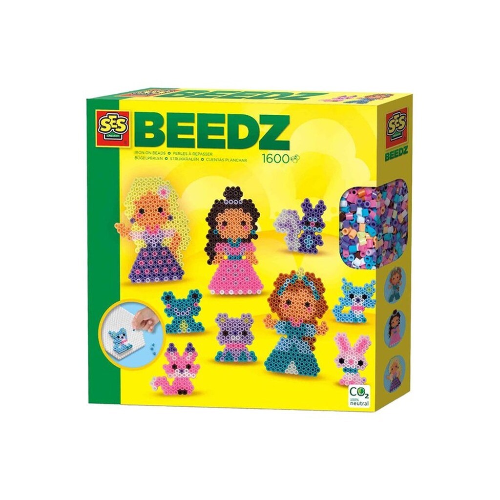 SES Creative Iron-on Beads - Princesses and Animal Friends