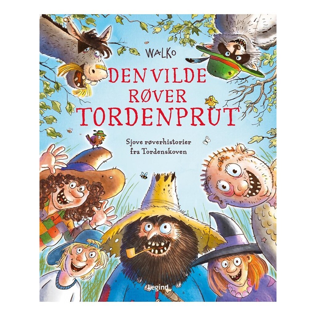 Den vilde røver Tordenprut - Børnebog - hardcover