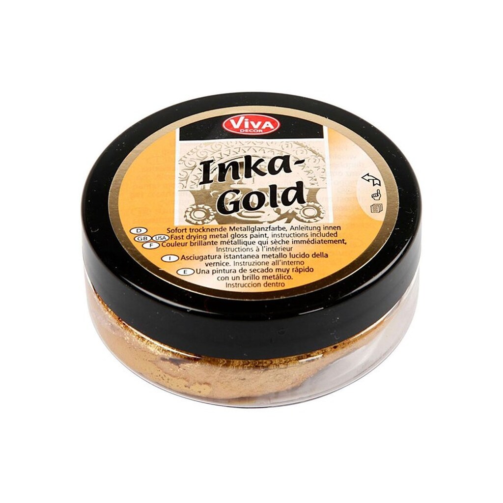 Creativ Company - Inka-Gold Gloss Wax - Gold 50ml