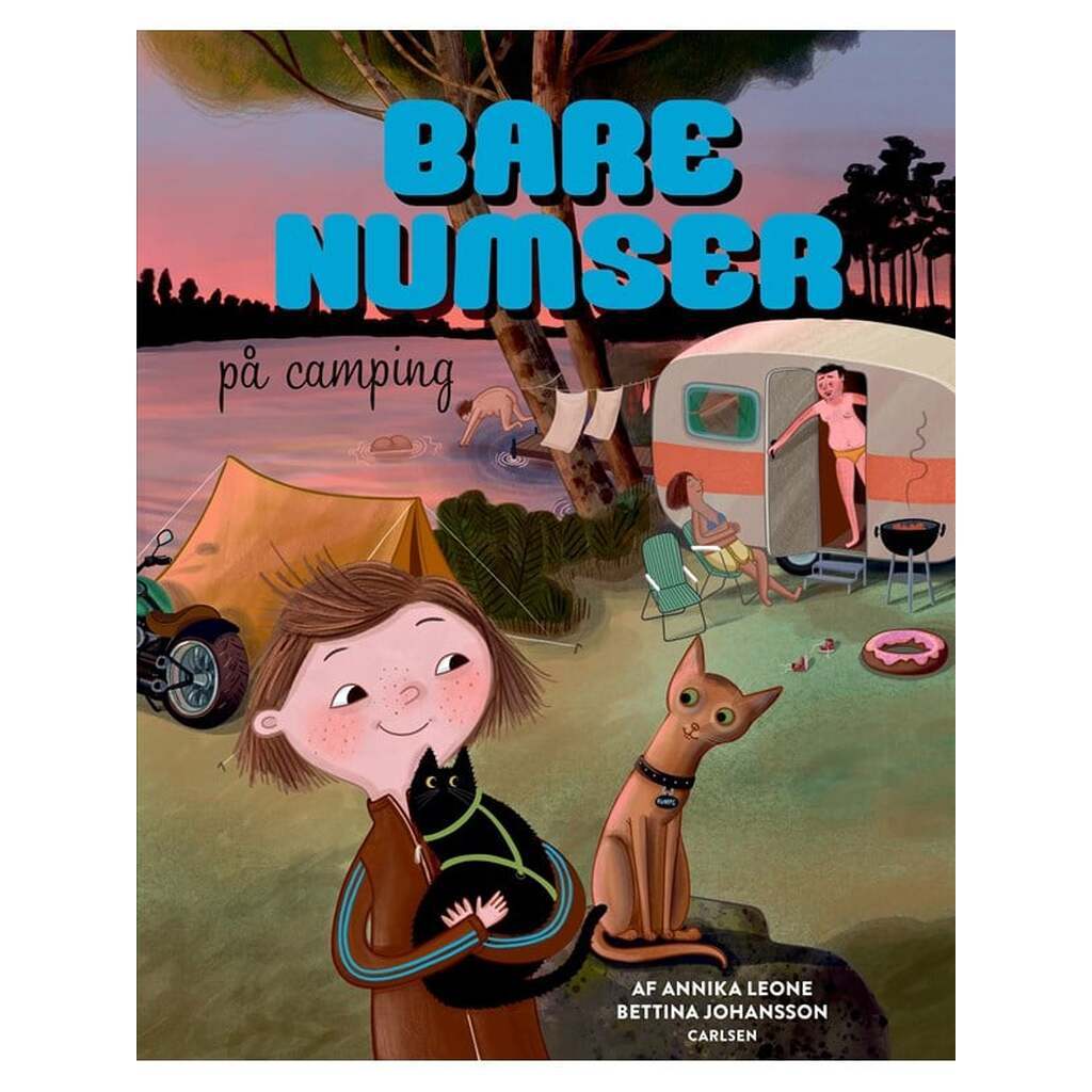 Bare numser på camping - Børnebog - Hardcover