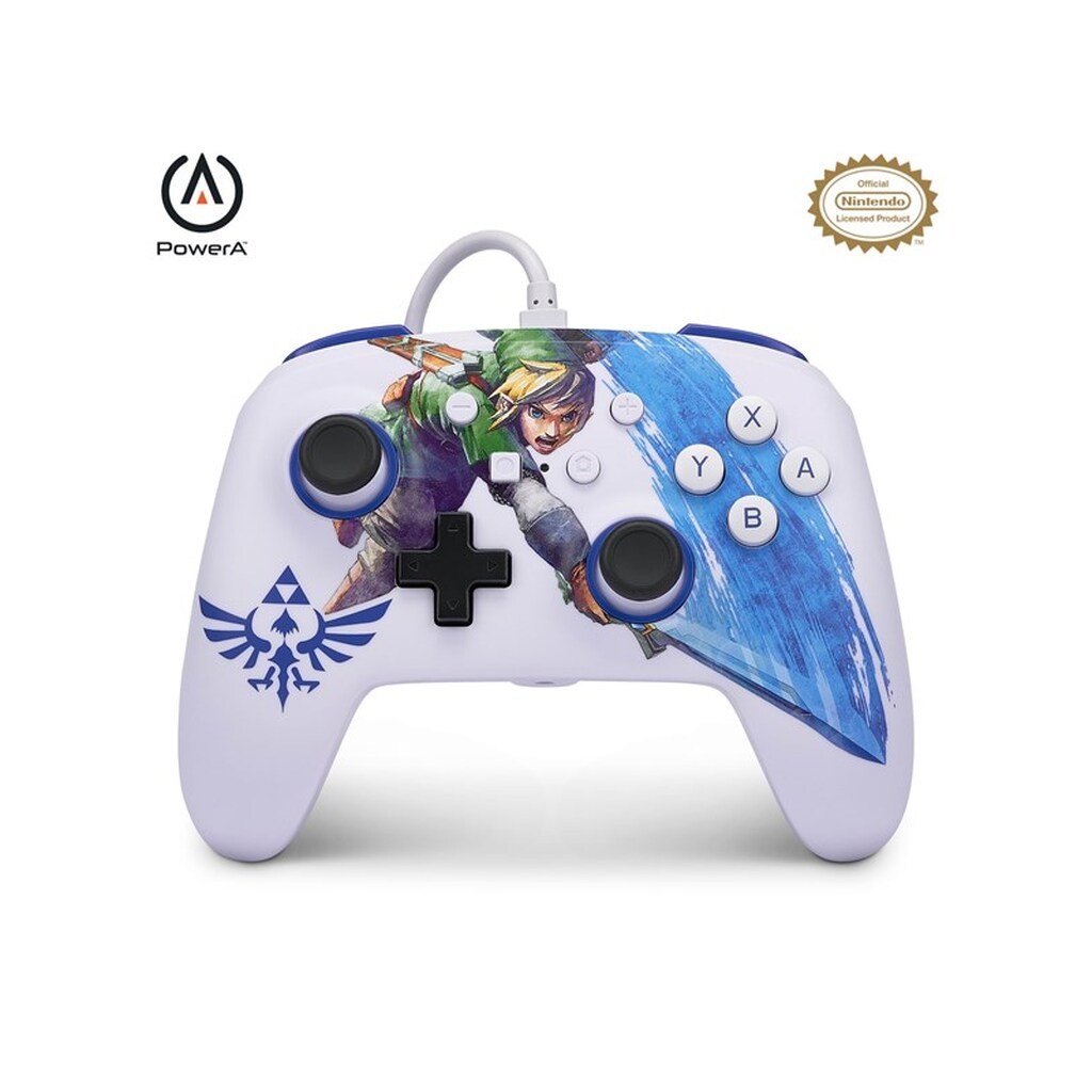 PowerA Enhanced kablet controller til Nintendo Switch - Master Sword Attack - Wired Controller - Nintendo Switch