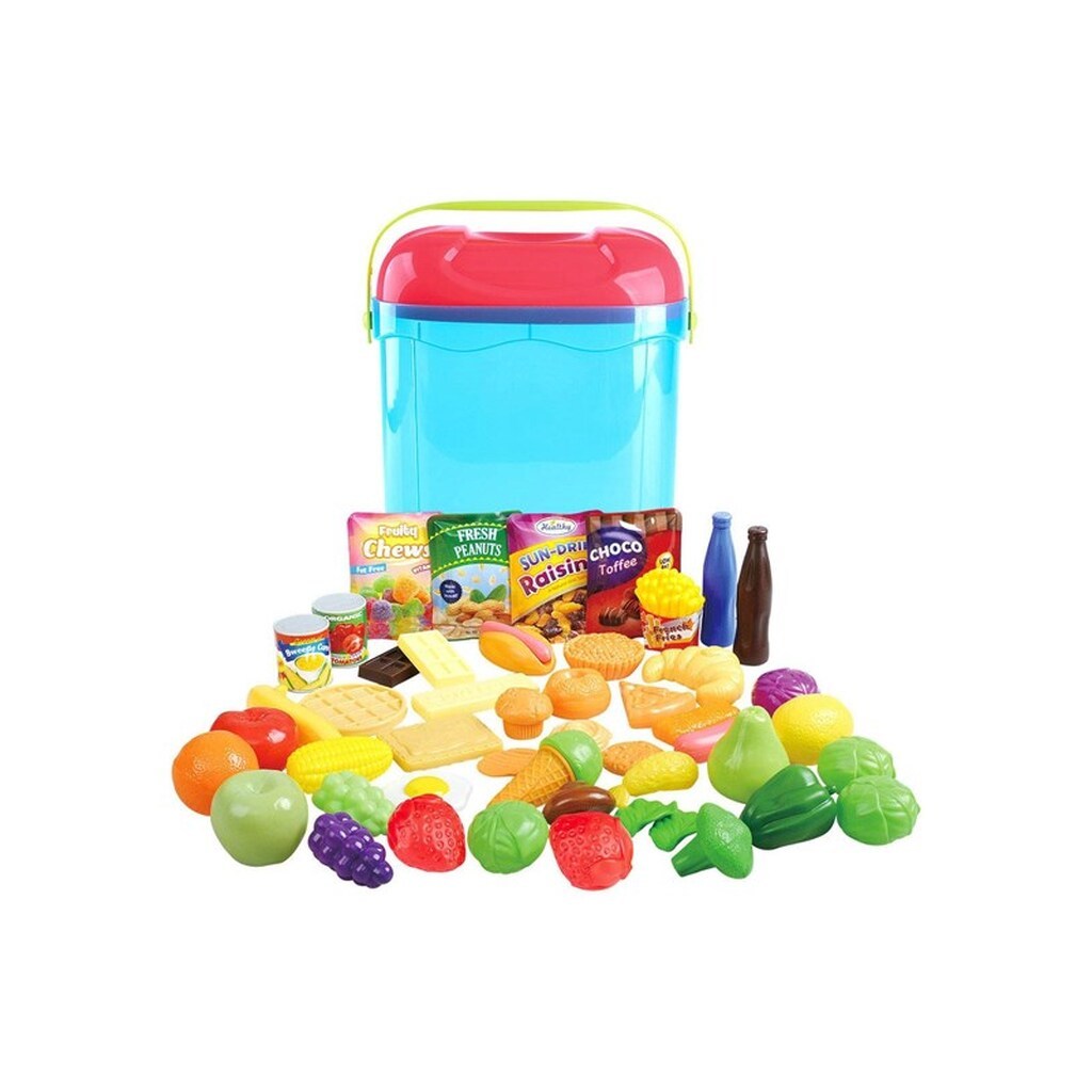 PLAY Toys Food in Storage Box 51pcs.