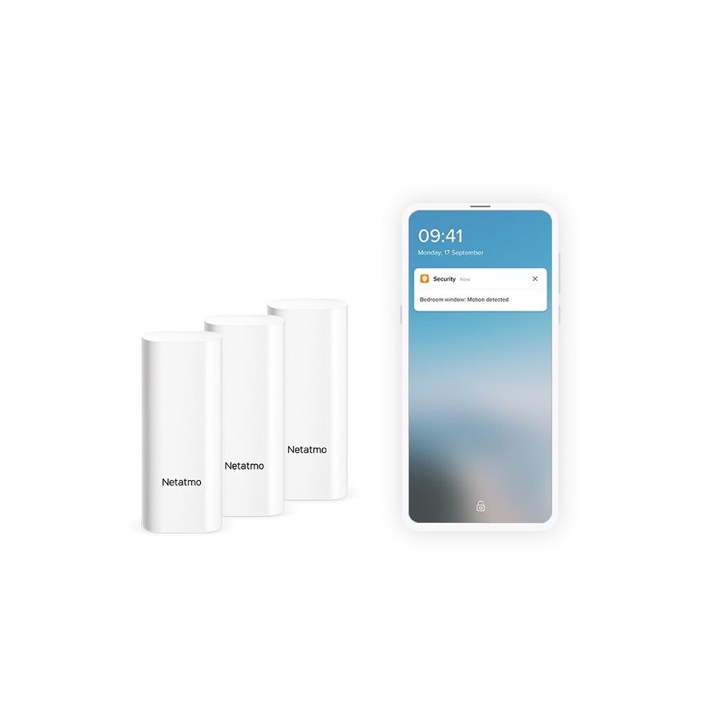 Netatmo Smarte Dør- og Vinduessensorer 3-pak