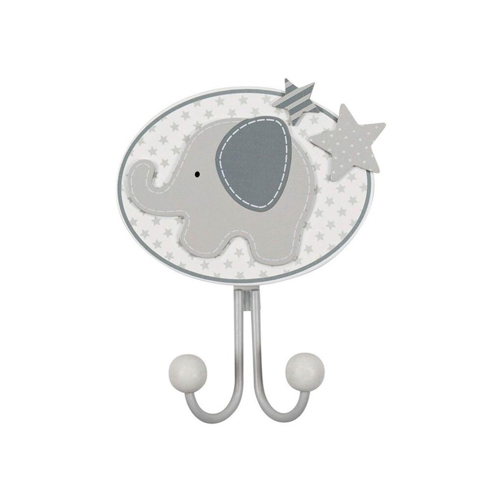 Goki Wooden Coat Rack Hook Elephant