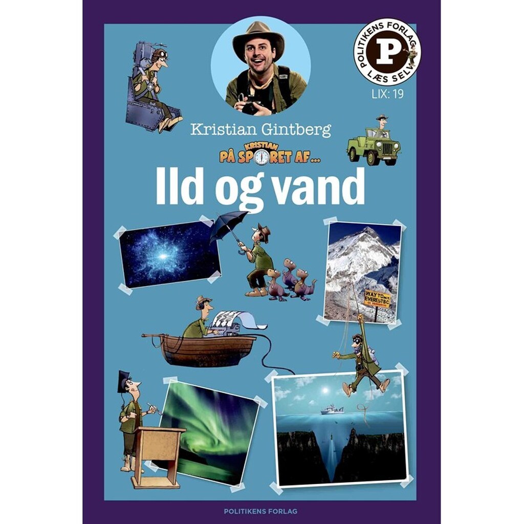 Kristian på sporet af ild og vand - Læs selv-serie - Børnebog - Hardback