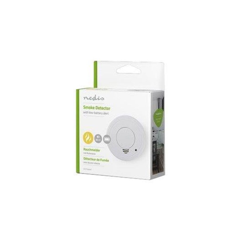 Nedis Smoke Detector - smoke sensor - white