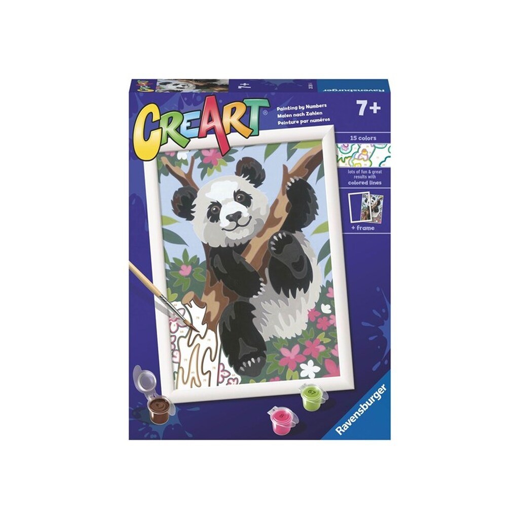 Ravensburger CreArt Painting by Numbers - Playful Panda