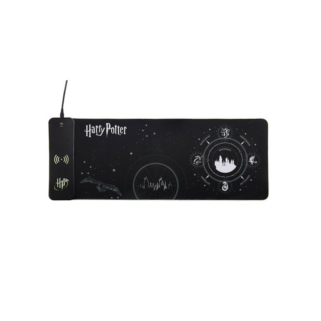 Numskull Harry Potter XL RGB Gaming Mat with 15W Wireless Charger