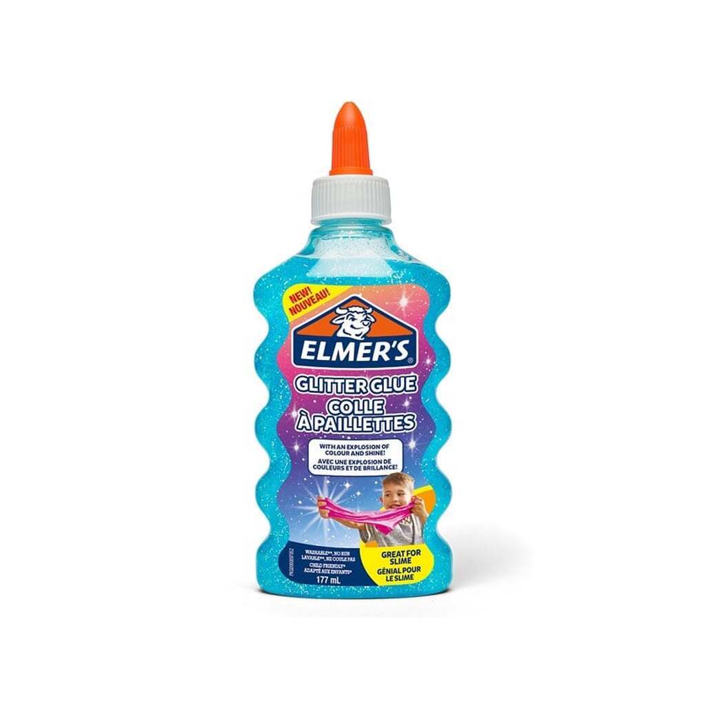 Elmer&apos;s PVA Glitter Glue | Blå | 177 ml