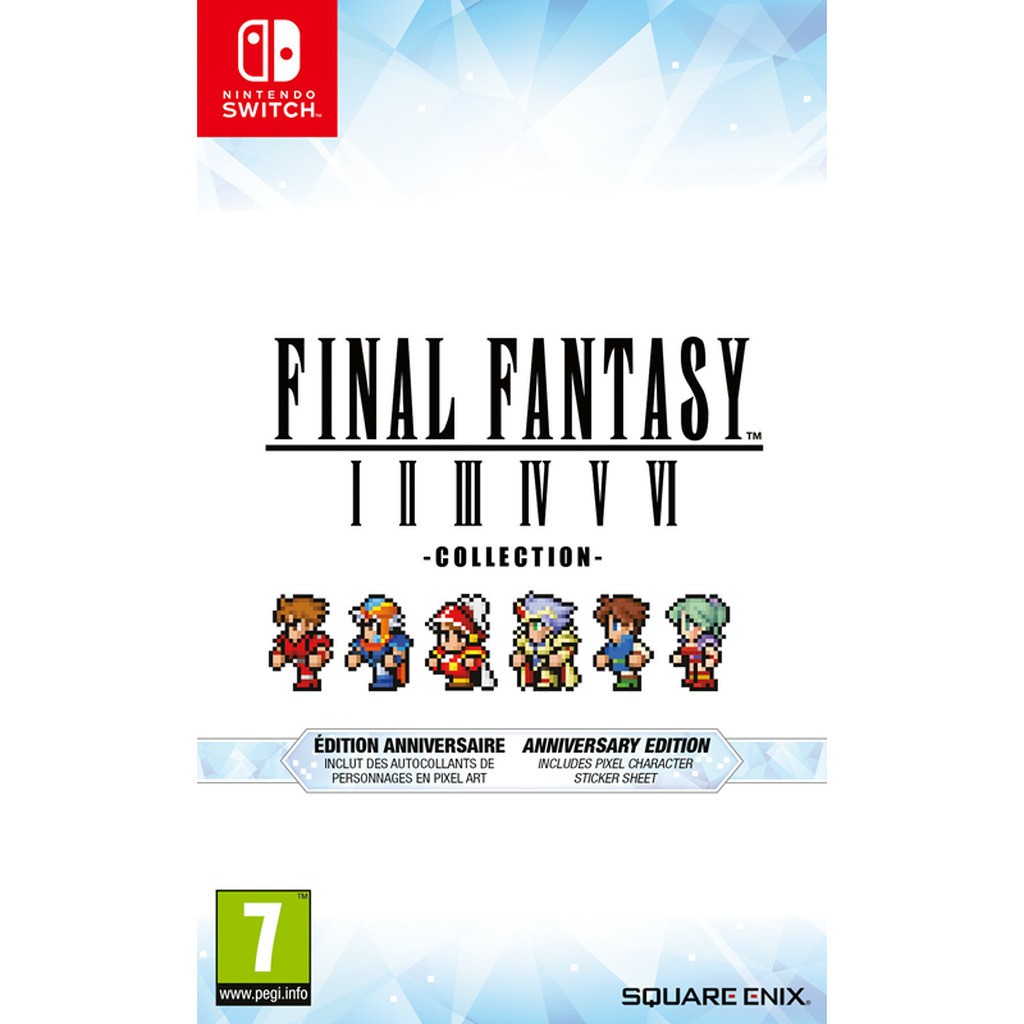 Final Fantasy I-VI - Collection - (Anniversary Edition) - Nintendo Switch - RPG