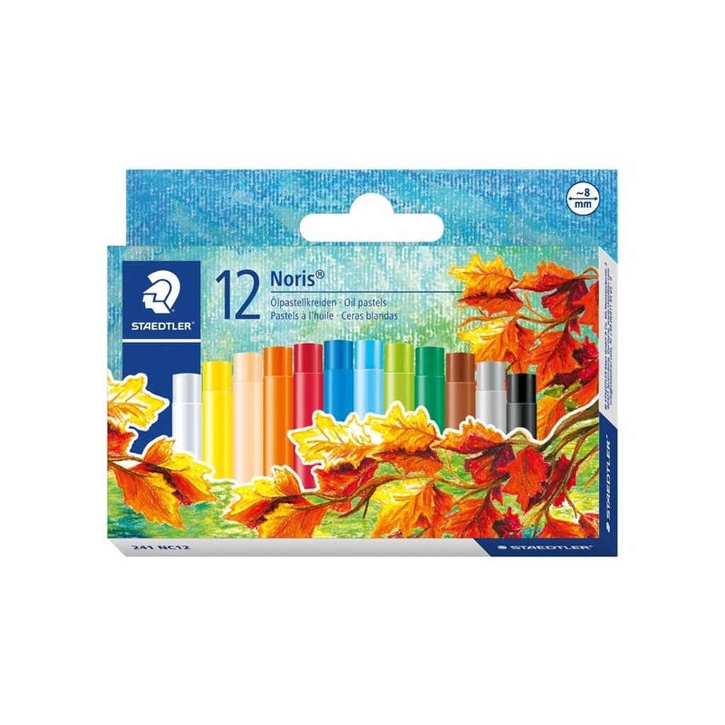 Staedtler Oliepastelfarve 8mm 12 ass.