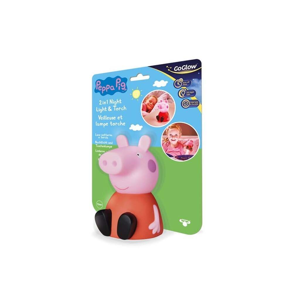 Peppa Pig 2 i 1 Natlampe og lygte