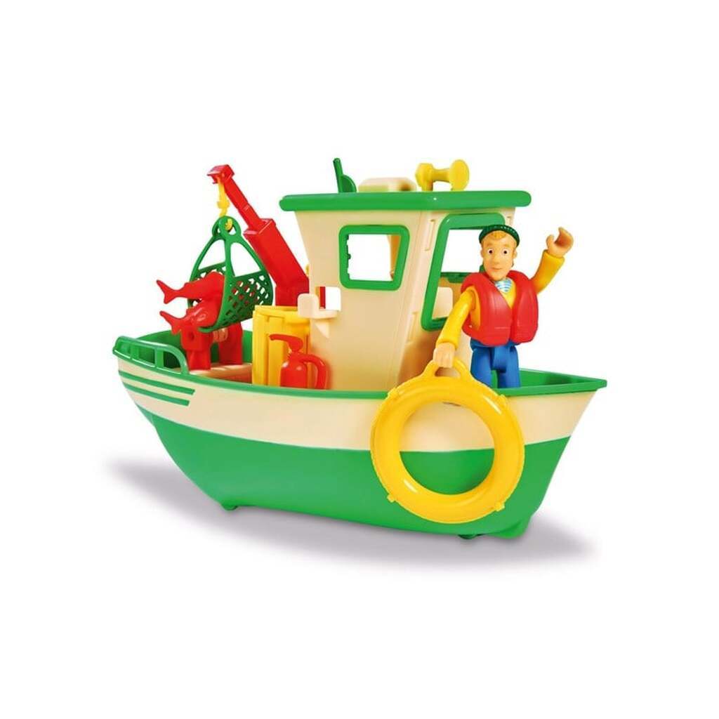Simba Fireman Sam Charlie&apos;s Fishing Boat with Figure