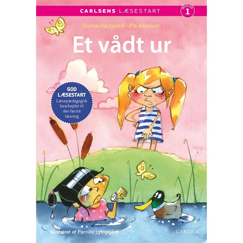 s Læsestart: Et vådt ur - Børnebog - Hardcover