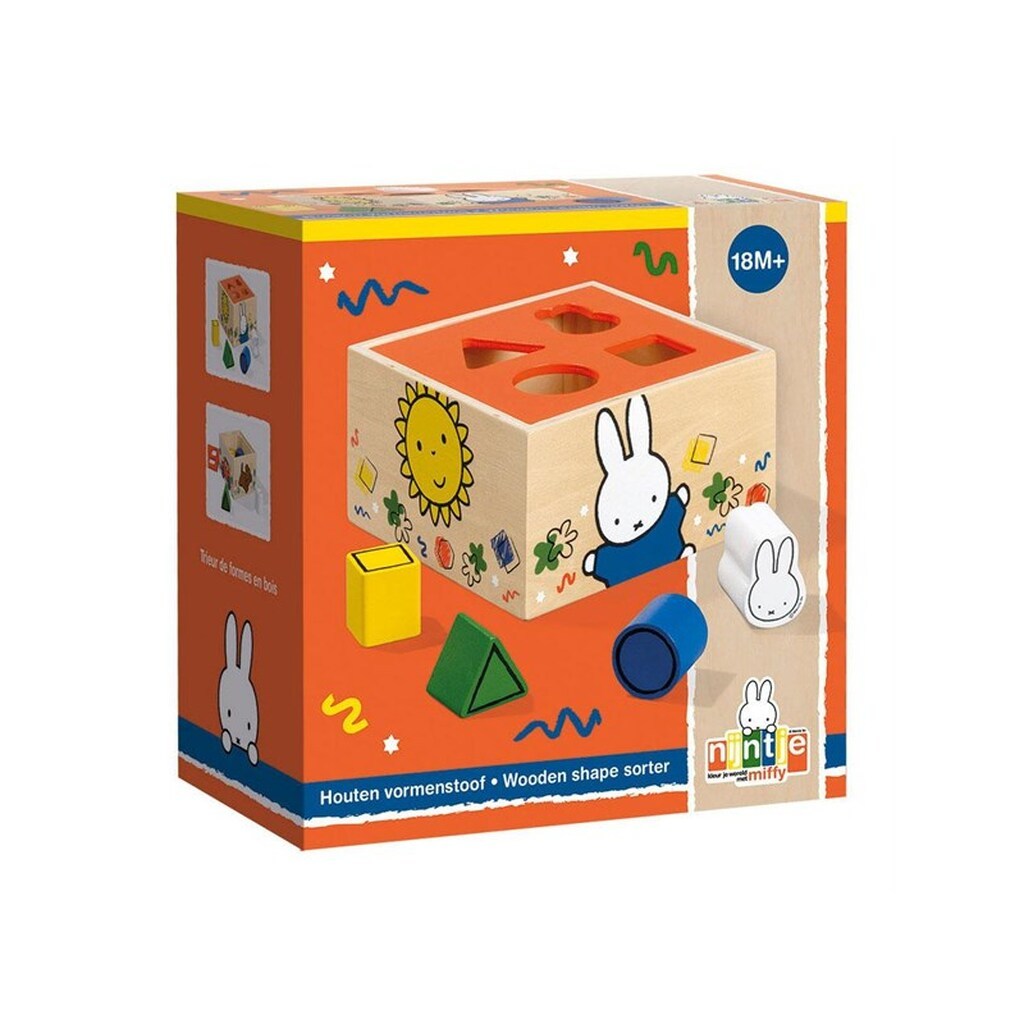 Bambolino Toys Miffy Shape Sorter Wood