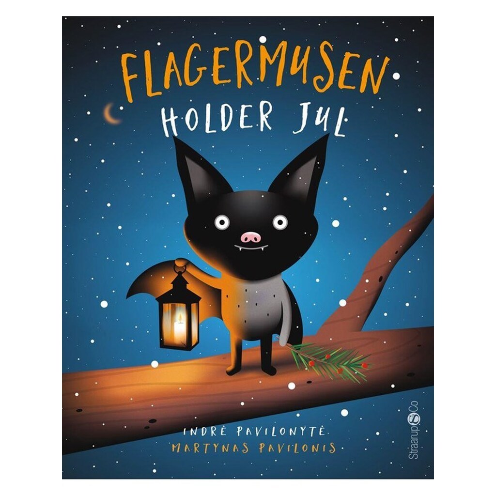 Flagermusen holder jul - Børnebog - hardback