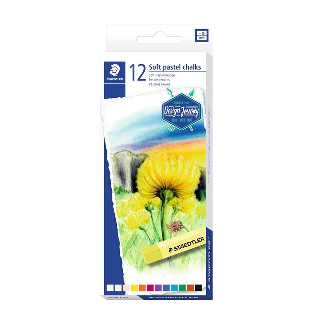Staedtler Soft Pastel Kridt 12 Ass.