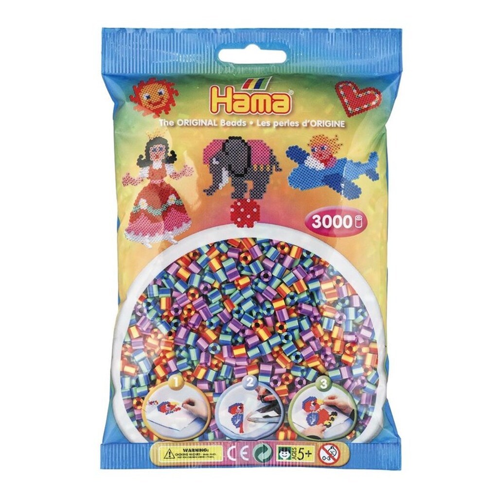 Hama Beads mix - Zebra 3000 pcs