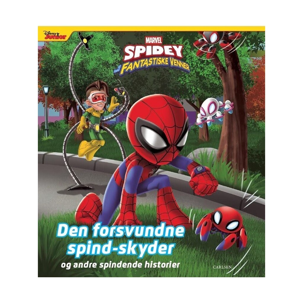 Spidey og hans fantastiske venner - Den forsvundnespind-skyder og andre spindende historier - Børnebog - Hardcover
