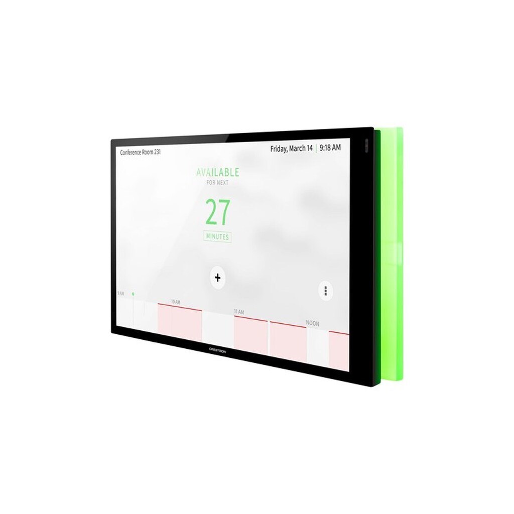 Crestron Electronics Crestron TSW-1070-LB-B-S - meeting room availability light bar - smooth black