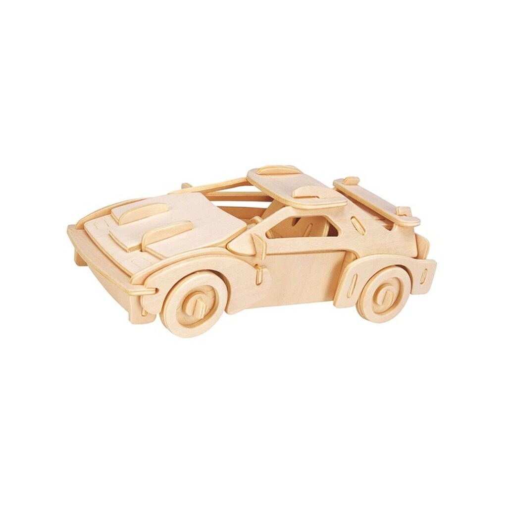 Eureka Gepetto&apos;s Workshop Wooden Construction Kit 3D - Racecar