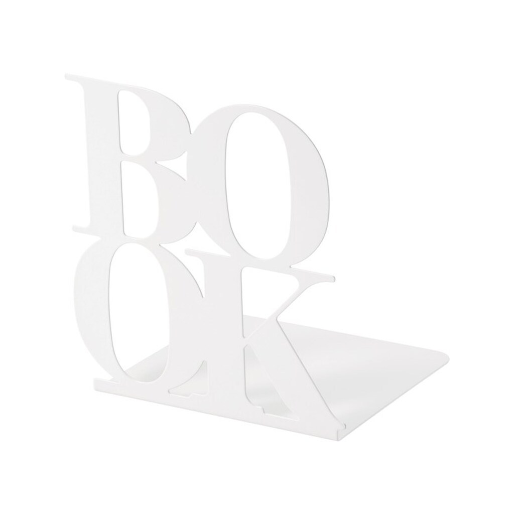Burde Bogstøtte Book 2-pak hvid