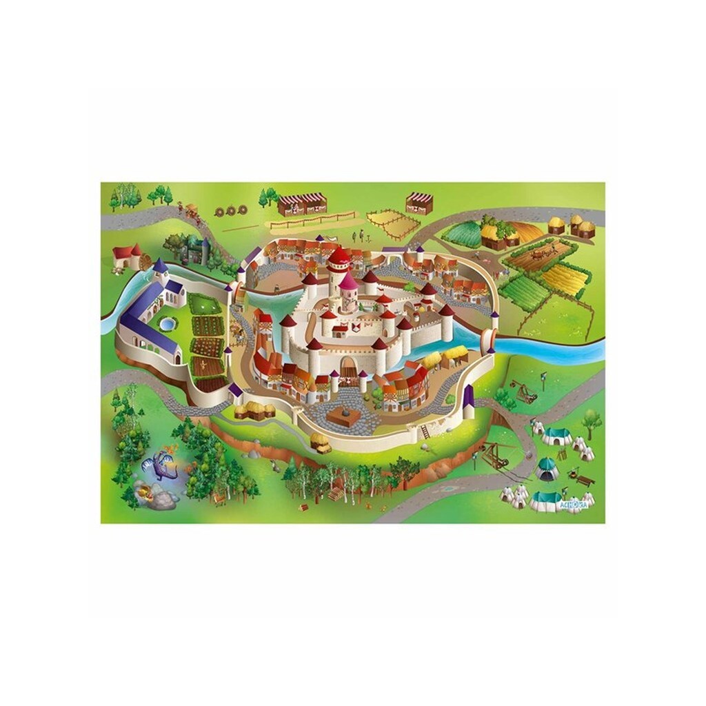 Achoka Play mat Castle Middle Ages 100x150cm