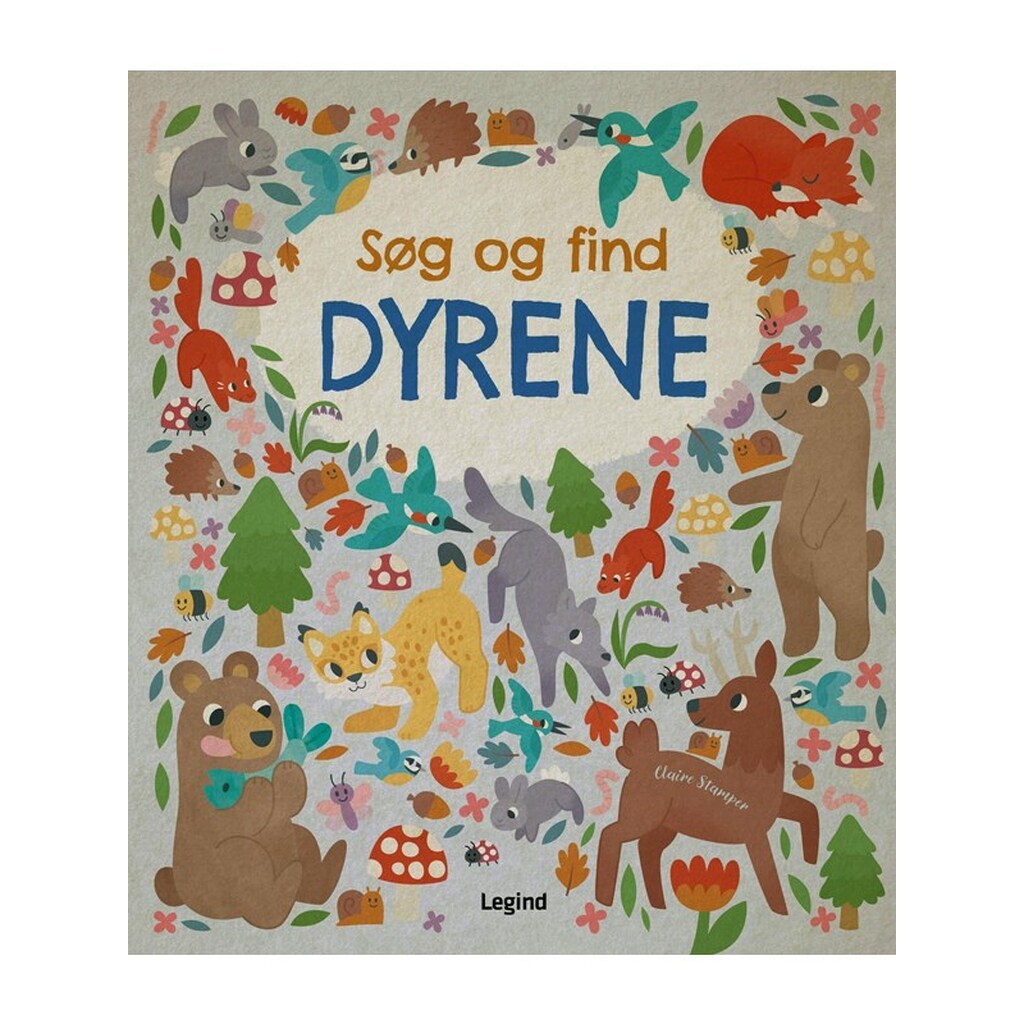 Søg og find dyrerne - Børnebog - Papbog