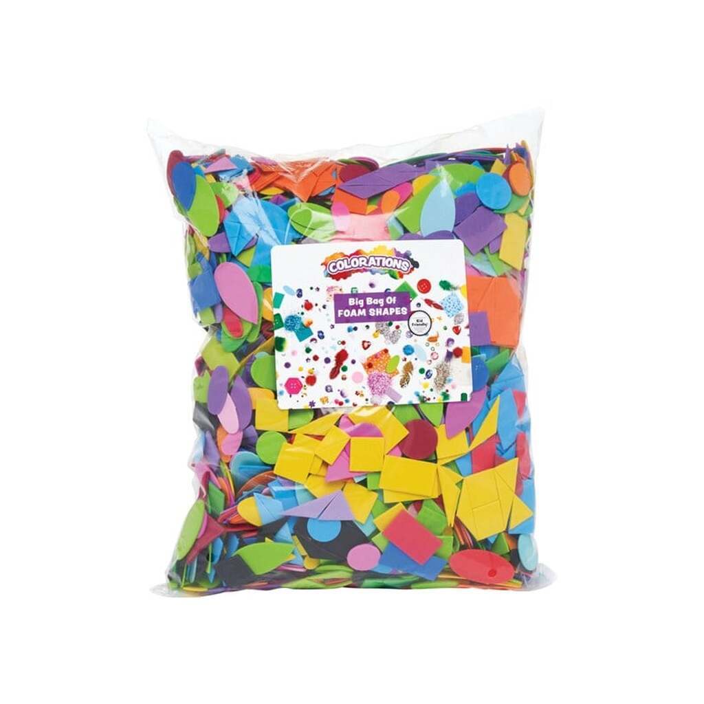 Colorations - Foam Shapes in Bag 4475pcs.