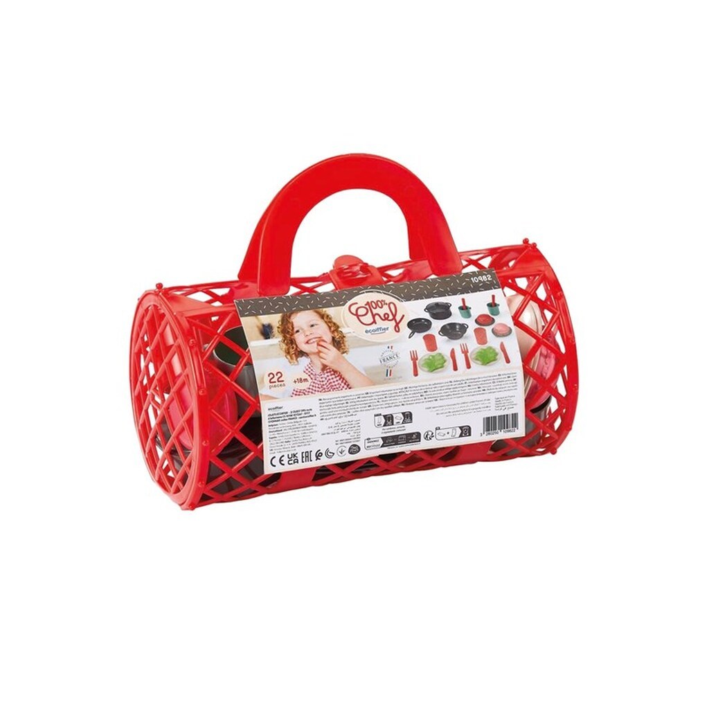 Ecoiffier - 100% Chef Tea Set in Bag 22pcs.