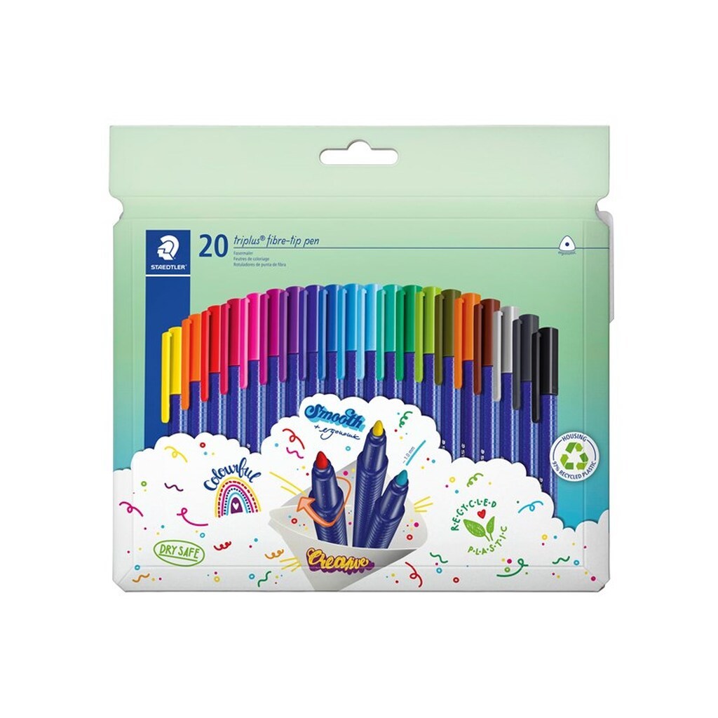 Staedtler TRIPLUS COLOR rPP 1,0MM 20 ASS
