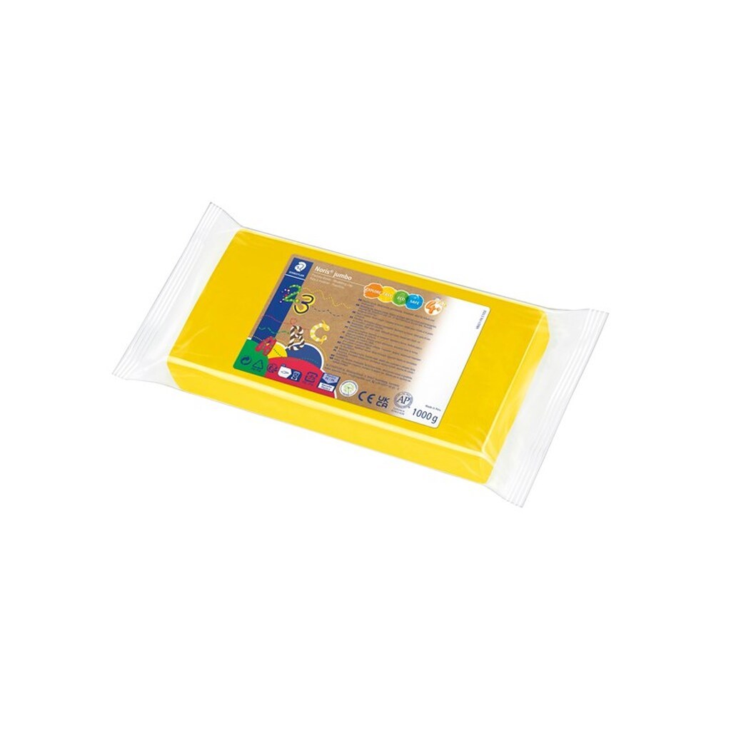 Staedtler Noris Jumbo modellervoks 1000g Gul