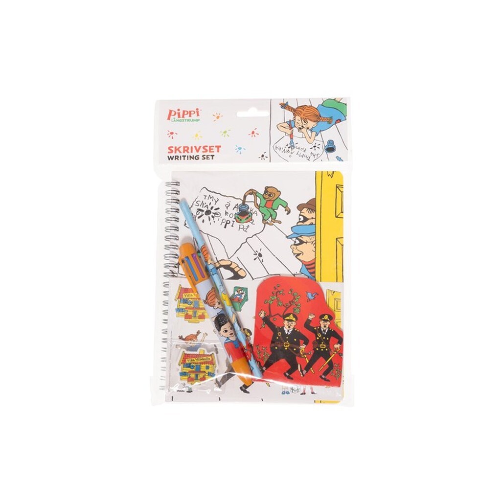 Euromic PIPPI &amp; Herr NILSSON writing set w/multi-col- pen