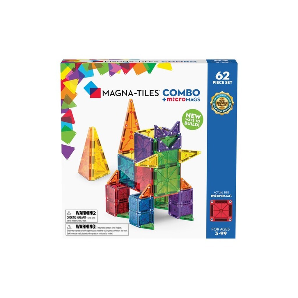 Magna-Tiles MicroMAGS Kombi 62 stk