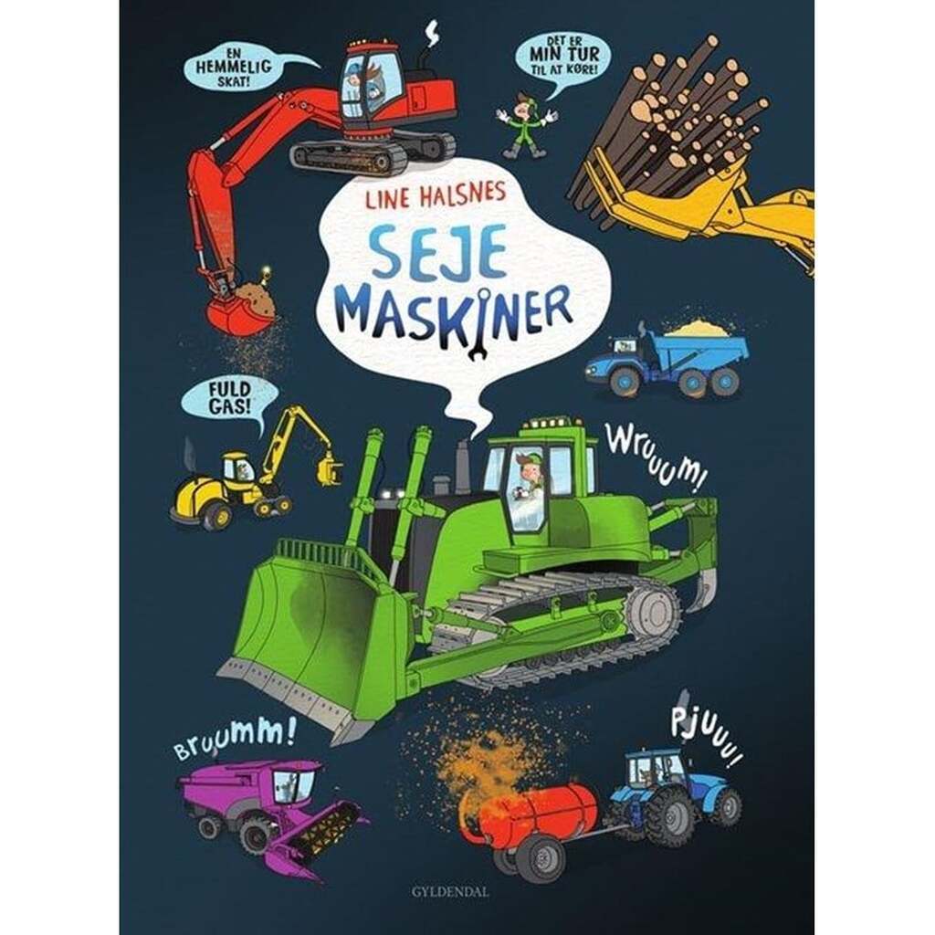 Seje maskiner - Børnebog - Hardcover