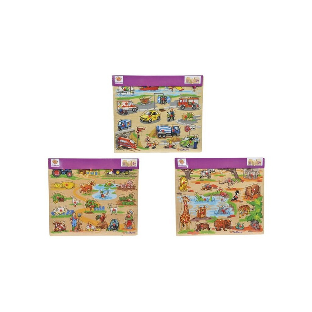 Eichhorn Wooden Mega Stud Puzzle